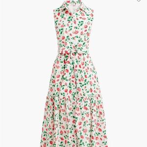 JCrew Collared Midi Dress size 10 NWOT